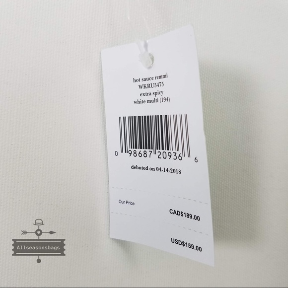 Kate Spade Hot Sauce Remmi Extra Spicy Tote Black - Picture 6 of 8